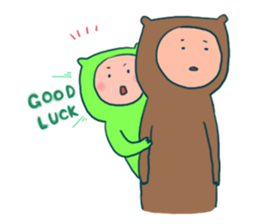 Colorful Kigurumi-san sticker #9465184