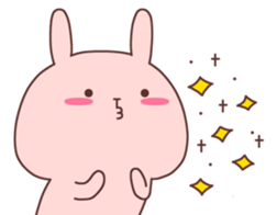 Pink Rabbit!2 sticker #9465572