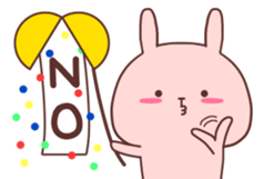 Pink Rabbit!2 sticker #9465593