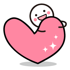 Pretty stick figure sticker