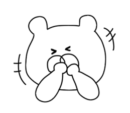 Bear wearing overalls sticker #9467667