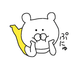 Bear wearing overalls sticker #9467682