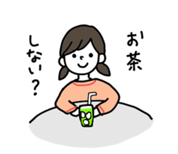 Daily life of the care worker sticker #9467828