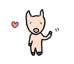 Many stickers of carefree animals sticker #9467857