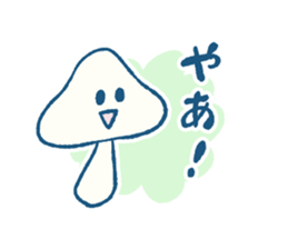 Natural mushrooms stickers sticker #9469408