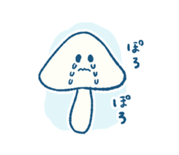 Natural mushrooms stickers sticker #9469414