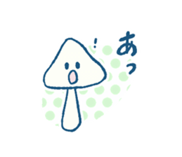 Natural mushrooms stickers sticker #9469424