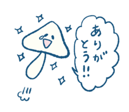 Natural mushrooms stickers sticker #9469425