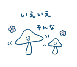 Natural mushrooms stickers sticker #9469426