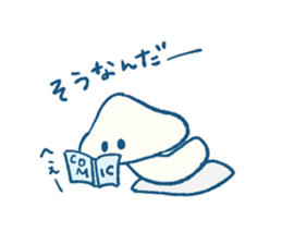 Natural mushrooms stickers sticker #9469428