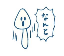 Natural mushrooms stickers sticker #9469430