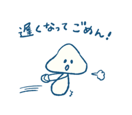 Natural mushrooms stickers sticker #9469442