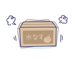 Mizu-nasu Dog - mini sticker #9469487