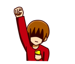 smartphone game man sticker #9469495