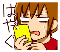 smartphone game man sticker #9469500