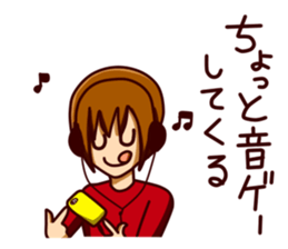 smartphone game man sticker #9469514