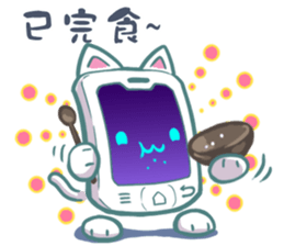 Mobile-Cat sticker #9470610