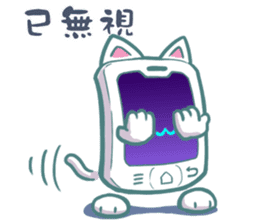 Mobile-Cat sticker #9470641