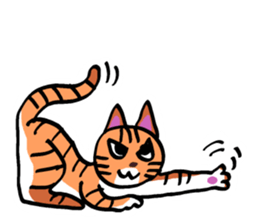 Clutter of cats sticker #9471128