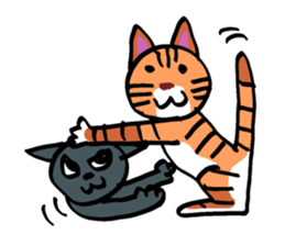 Clutter of cats sticker #9471132