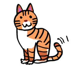 Clutter of cats sticker #9471133