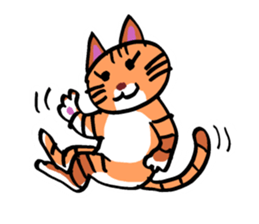 Clutter of cats sticker #9471136