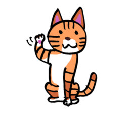 Clutter of cats sticker #9471139