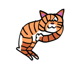 Clutter of cats sticker #9471143
