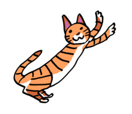 Clutter of cats sticker #9471148