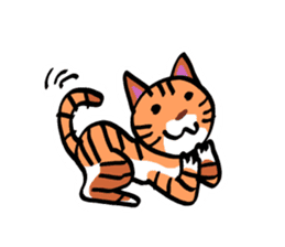 Clutter of cats sticker #9471156