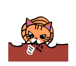 Clutter of cats sticker #9471159