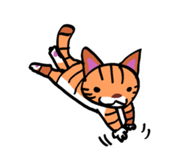 Clutter of cats sticker #9471161