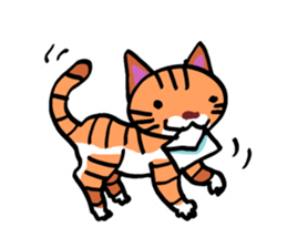 Clutter of cats sticker #9471166