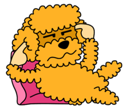 JIN-JIN Poodle Life (3rd) sticker #9471574