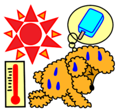 JIN-JIN Poodle Life (3rd) sticker #9471598