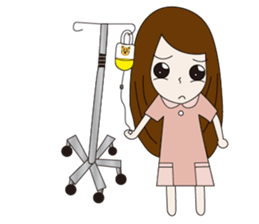 Nurse 's ups and downs sticker #9471650