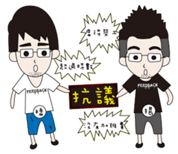 Nurse 's ups and downs sticker #9471669