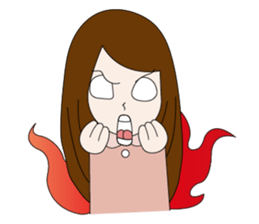 Nurse 's ups and downs sticker #9471673