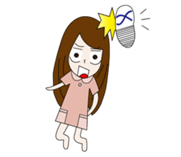 Nurse 's ups and downs sticker #9471676