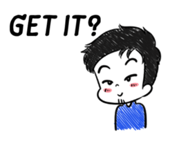 mr.paper (Eng ver.) sticker #9471748