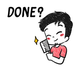 mr.paper (Eng ver.) sticker #9471749