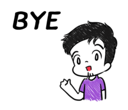 mr.paper (Eng ver.) sticker #9471753