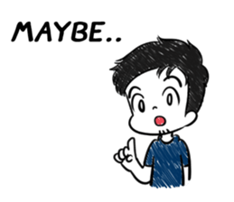 mr.paper (Eng ver.) sticker #9471758