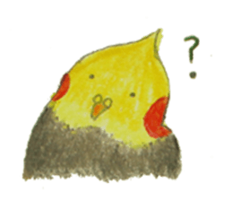 Cockatiel & Budgerigar (Hand-painted) sticker #9471889