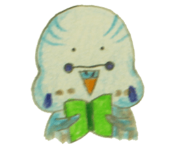 Cockatiel & Budgerigar (Hand-painted) sticker #9471901