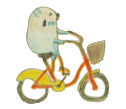 Cockatiel & Budgerigar (Hand-painted) sticker #9471909