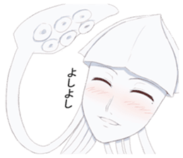 He is "IKEMEN" and a squid. sticker #9472308