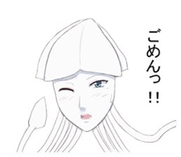 He is "IKEMEN" and a squid. sticker #9472316