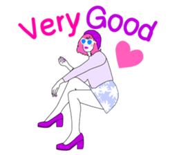 Fashionista Lady-vol.2 sticker #9472530