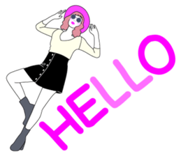 Fashionista Lady-vol.2 sticker #9472536